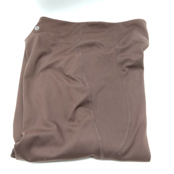 BALEAF Capri Leggings for Women Knee Length Dark Brown Med - Picture 3 of 5